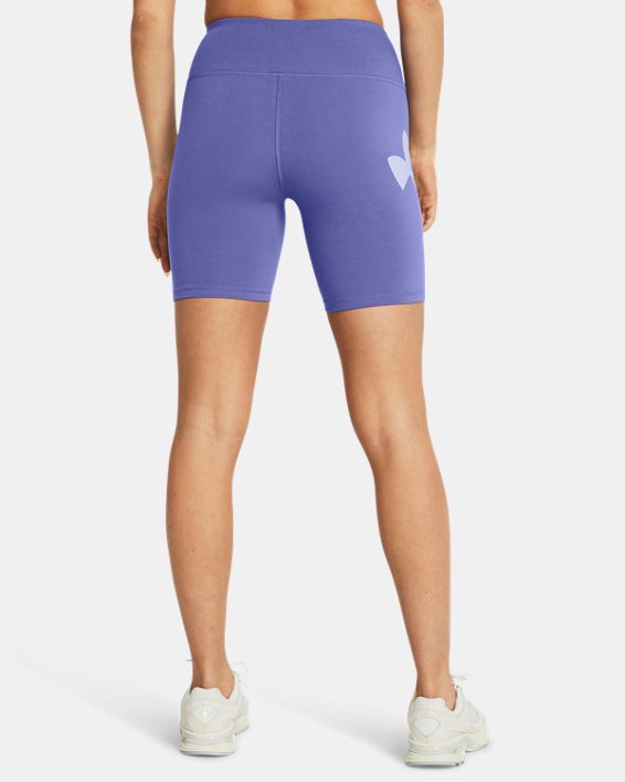 Women's UA Campus 7" Shorts in Purple image number 1